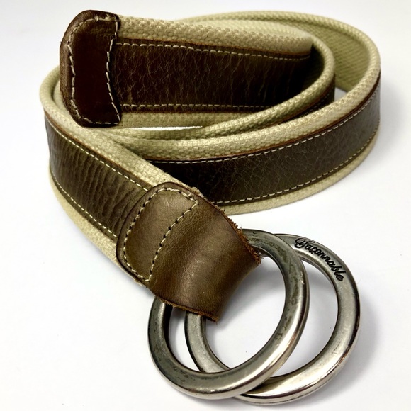 how to wear belt with two rings